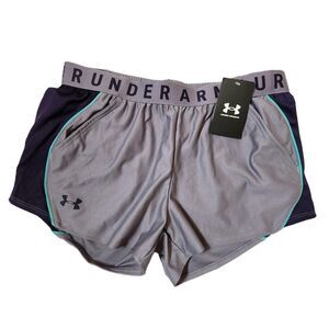 Under Armour Play Up 3.0 Shorts – Women’s Medium – Purple – NWT – Activewear